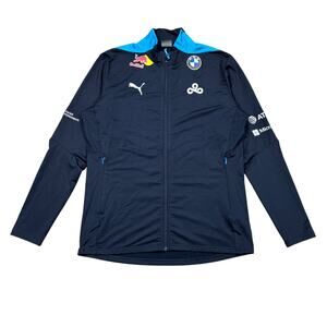 Cloud9 Puma Full Zip Jacket Sweater Men's L League of Legends LOL Esports